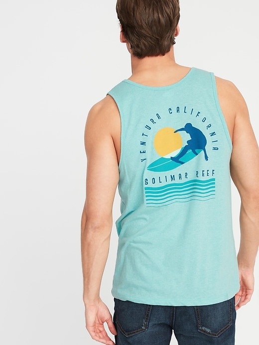 Image number 2 showing, "Ventura California Solimar Reef" Graphic Soft-Washed Tank
