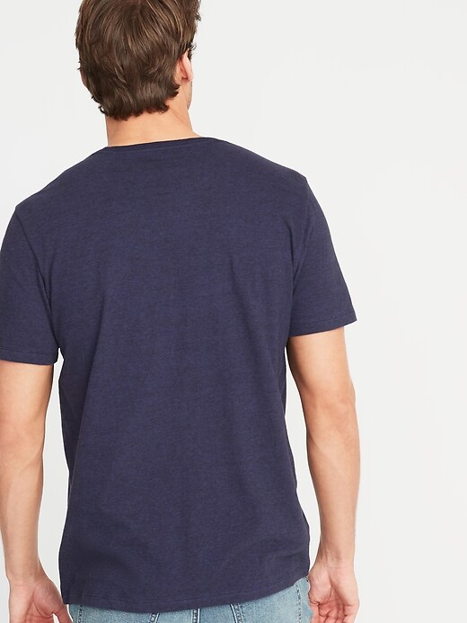 Image number 2 showing, Soft-Washed Perfect-Fit Micro-Stripe Tee