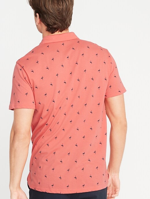 Image number 2 showing, Soft-Washed Printed Jersey Polo