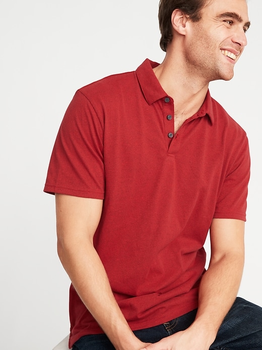 Image number 1 showing, Soft-Washed Jersey Polo