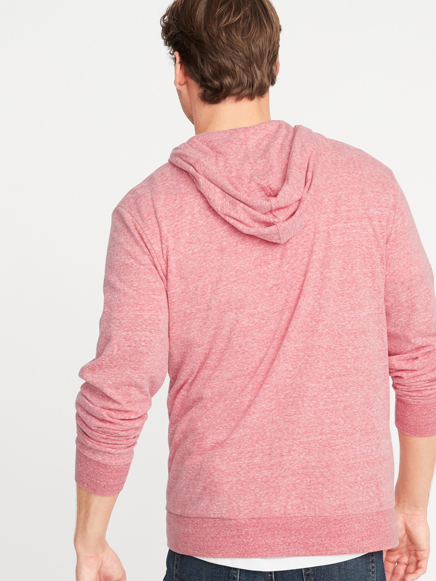 Lightweight SoftWashed Jersey Zip Hoodie for Men Old Navy