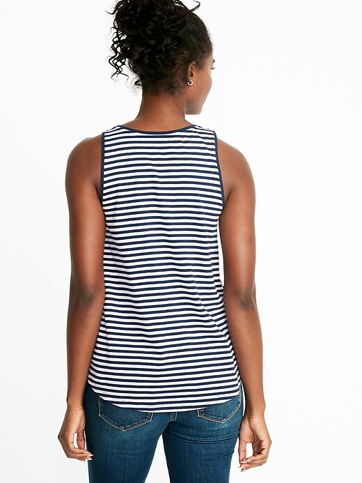 Image number 2 showing, EveryWear Striped Jersey Tank for Women