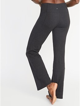 High-Waisted Slim Boot-Cut Yoga Pants 