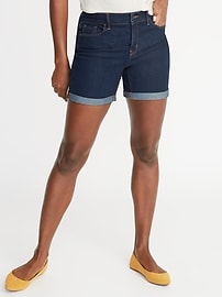 4 inseam denim shorts