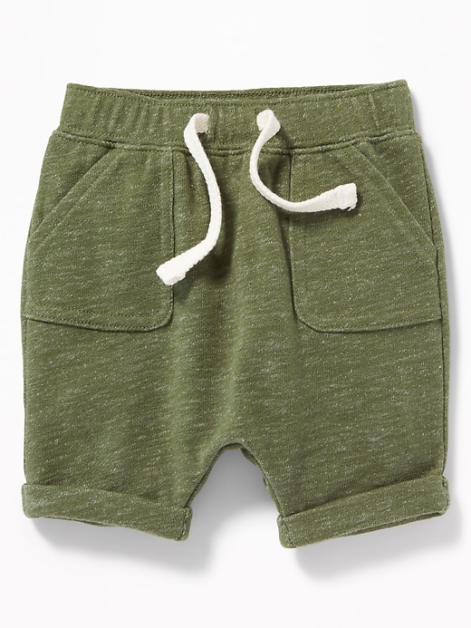 View large product image 1 of 1. French Terry Pull-On Shorts for Baby