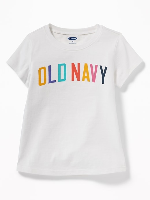 View large product image 1 of 2. Logo-Graphic Tee for Toddler Girls