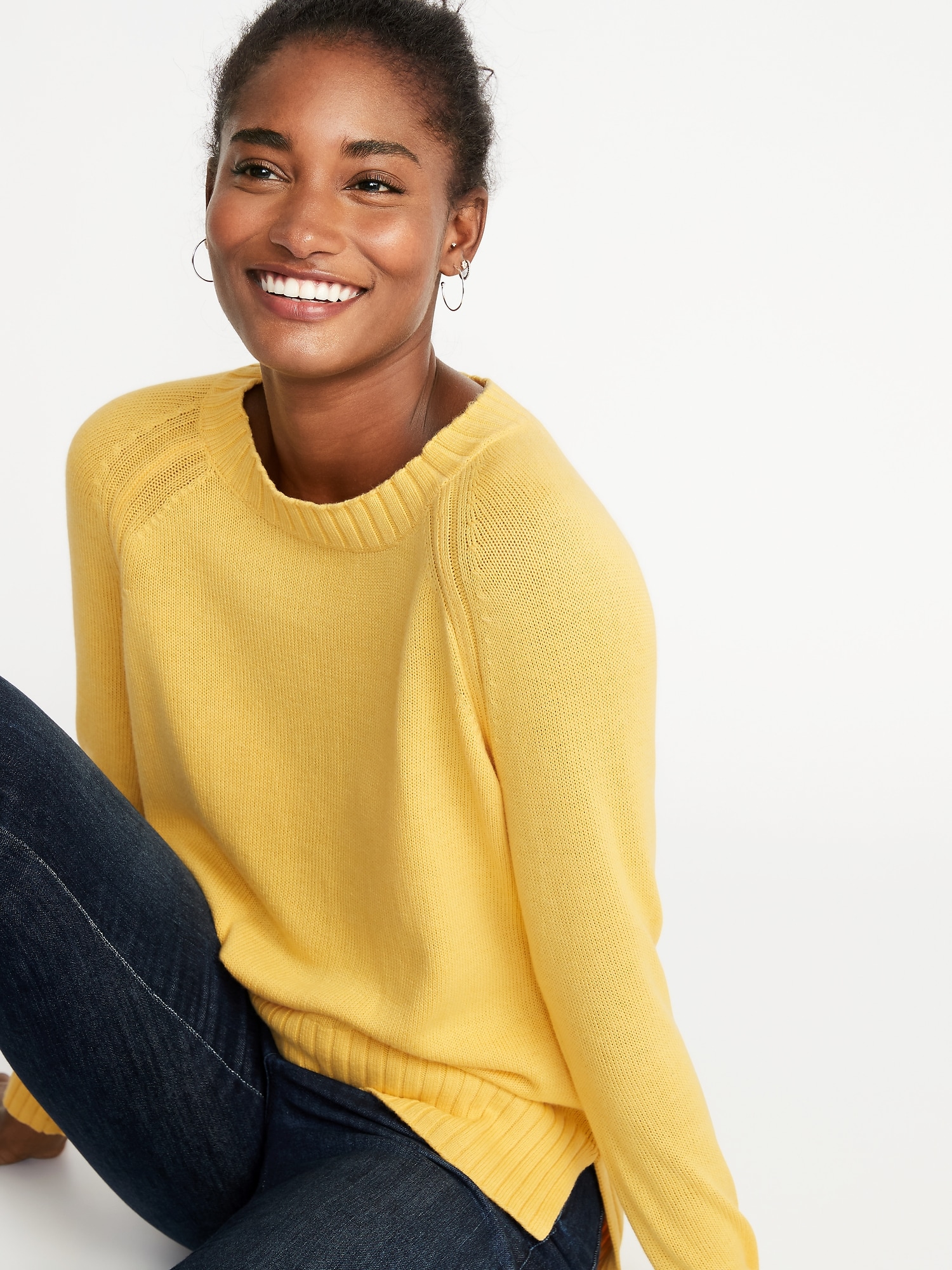 Womens mustard outlet sweater