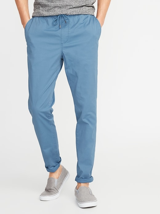 View large product image 1 of 1. Relaxed Slim Pull On Anytime Chinos