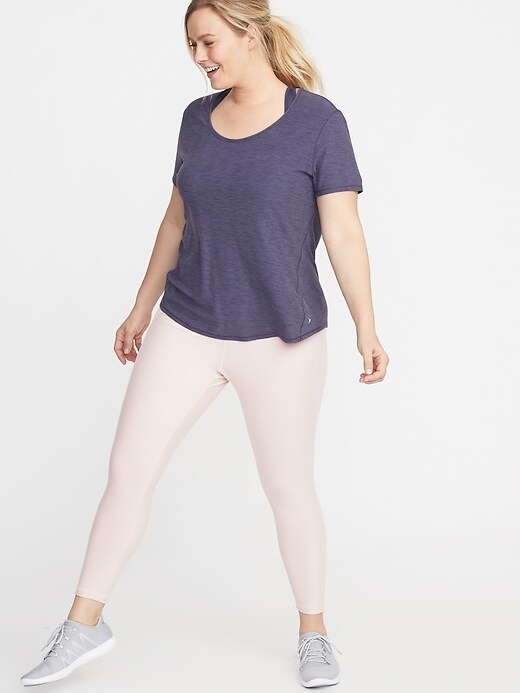 Image number 3 showing, Breathe ON Plus-Size Mesh-Back Performance Tee