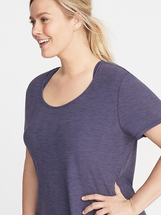 Image number 4 showing, Breathe ON Plus-Size Mesh-Back Performance Tee