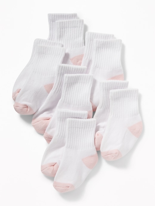 View large product image 1 of 1. Non-Skid Socks 6-Pack For Toddler & Baby