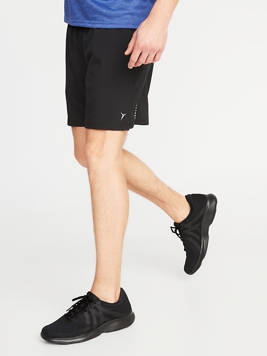 View large product image 1 of 3. Quick-Drying 4-Way-Stretch Run Shorts - 7-inch inseam
