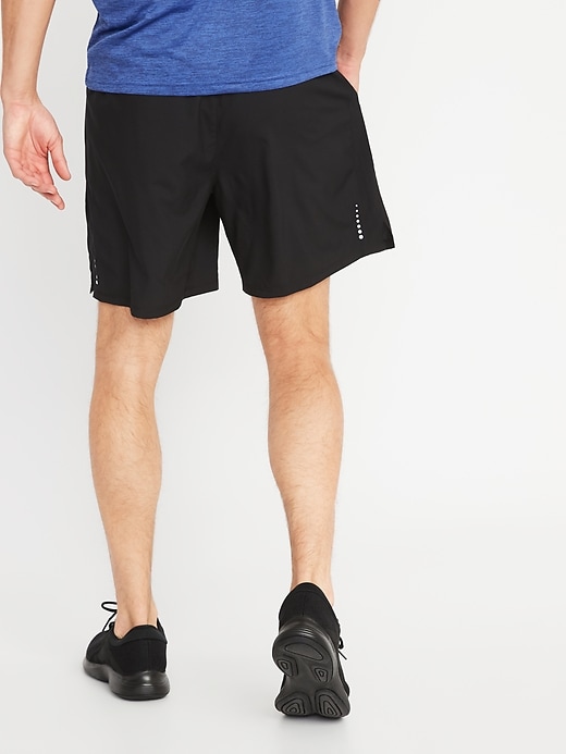 View large product image 2 of 3. Quick-Drying 4-Way-Stretch Run Shorts - 7-inch inseam