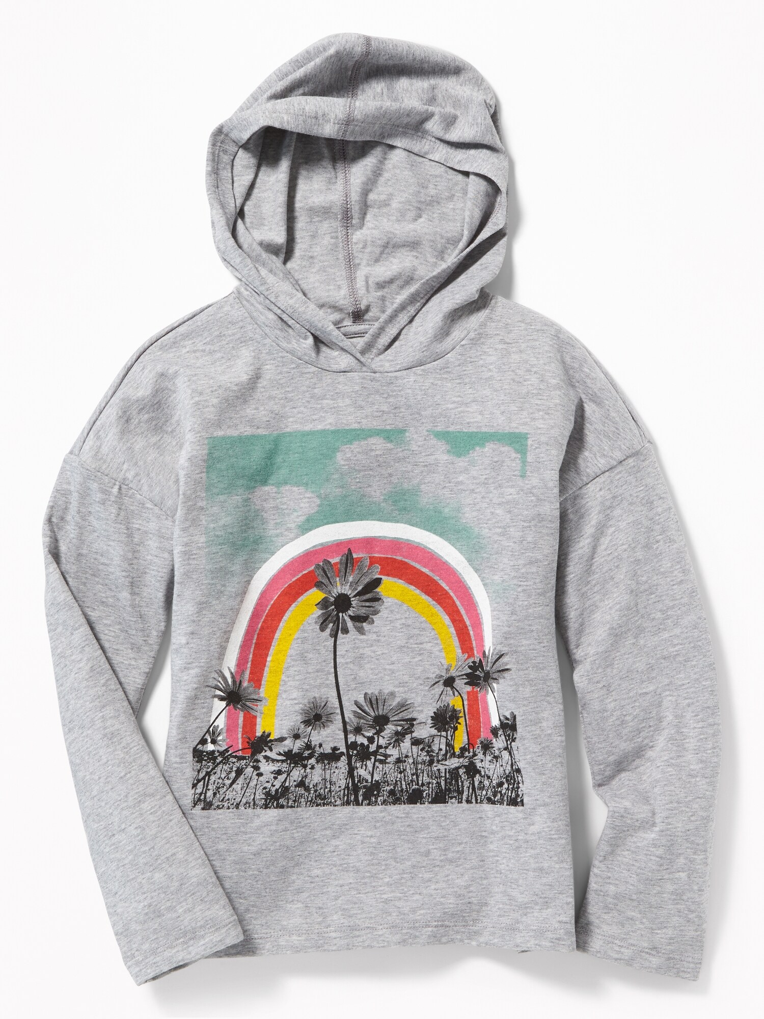 Graphic Tee Hoodie for Girls Old Navy