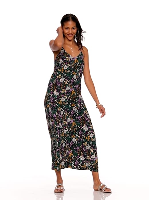 V-Neck Maxi Shift Dress for Women | Old Navy