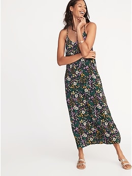 Old navy v shop neck maxi shift dress