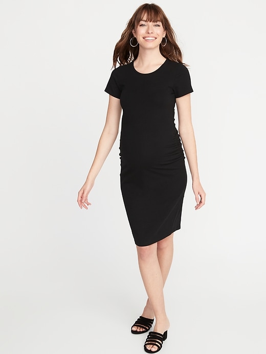 View large product image 1 of 1. Maternity Jersey Bodycon Dress