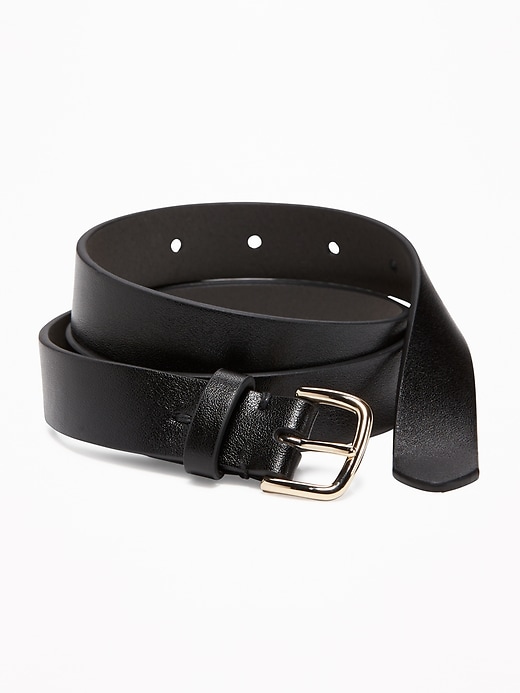 Faux-Leather Belt for Women (1
