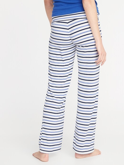View large product image 2 of 3. Maternity Foldover-Waist Jersey Lounge Pants