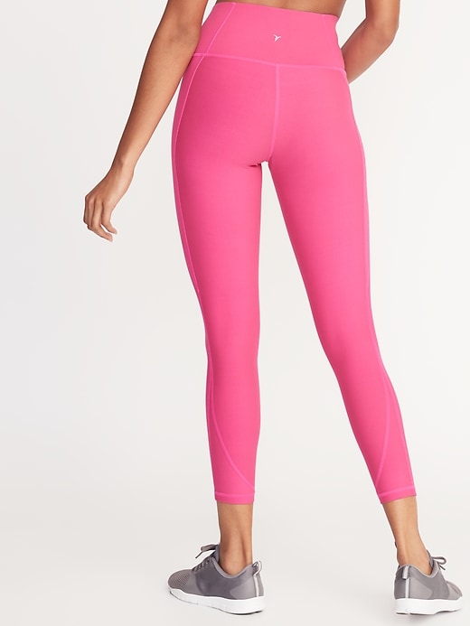View large product image 2 of 3. High-Waisted PowerPress Built-In Sculpt 7/8-Length Leggings For Women