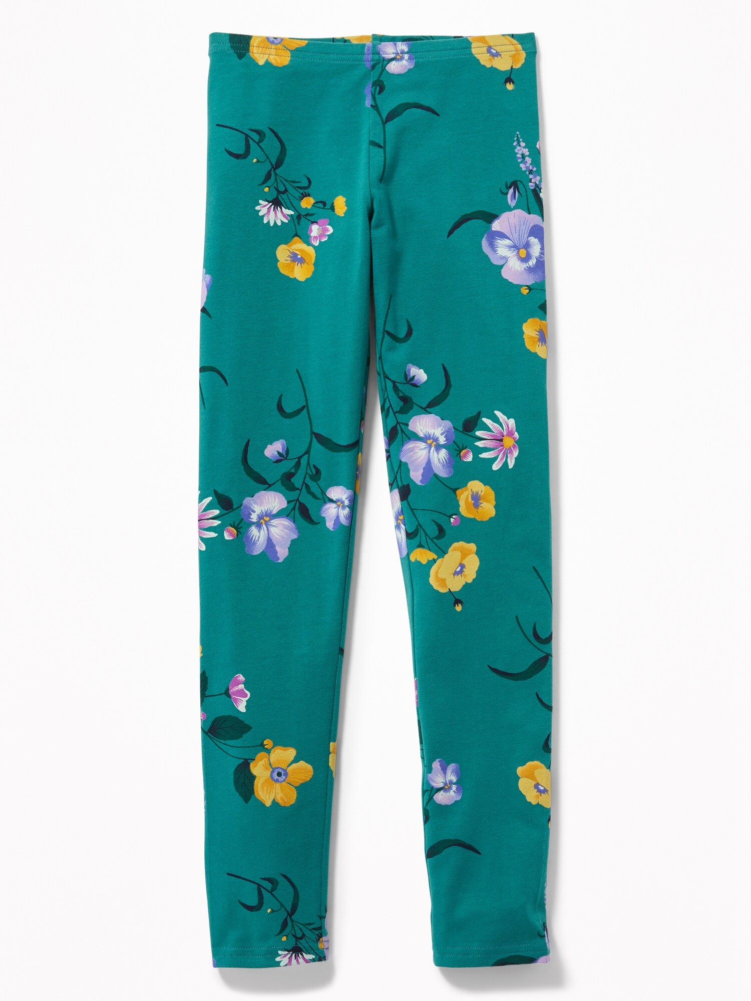 Full-Length Jersey Leggings for Girls, Old Navy