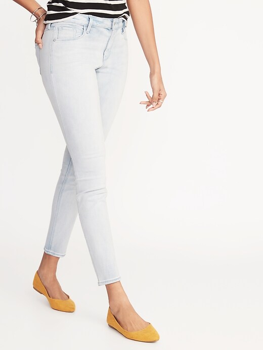 View large product image 1 of 1. Mid-Rise Skinny Jeans for Women