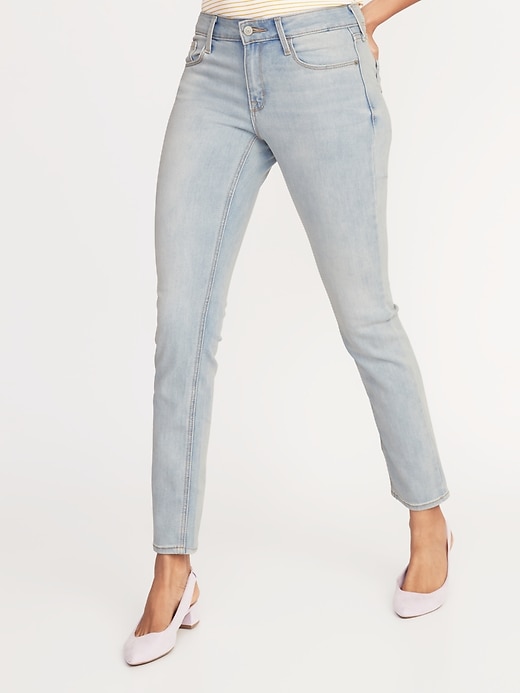 Mid-Rise Straight Jeans for Women | Old Navy