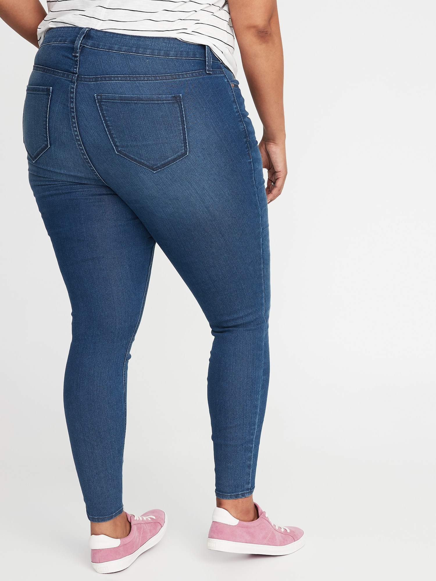 plus size skinny ankle pants