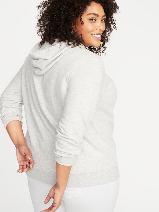Image number 2 showing, French Terry Plus-Size Pullover Hoodie