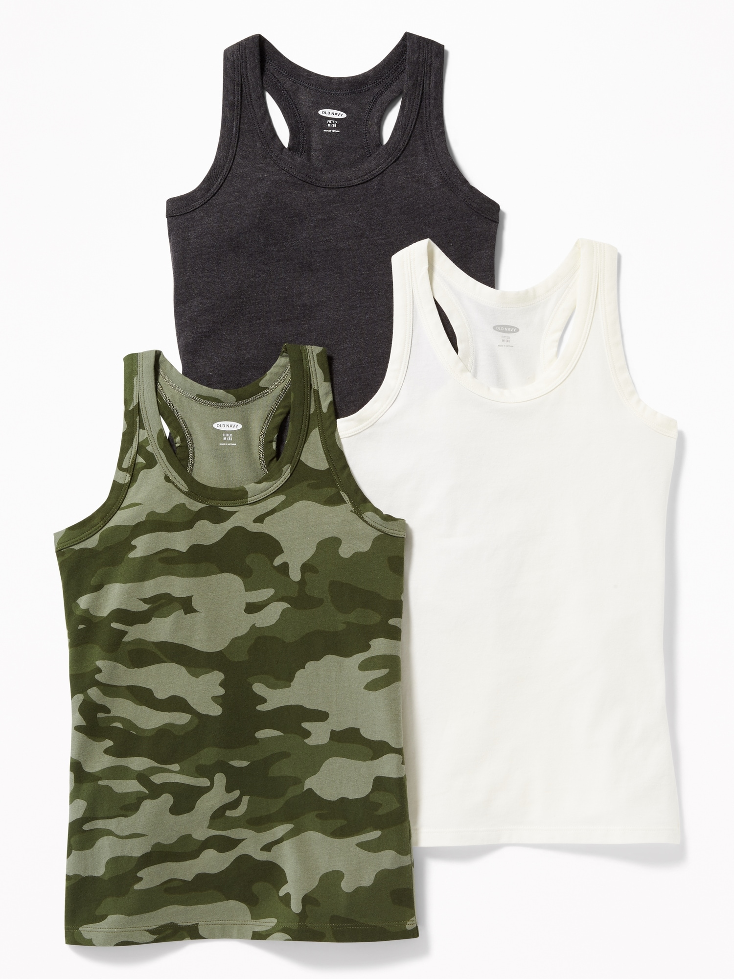 Racerback Layering Tank 3-Pack for Girls | Old Navy