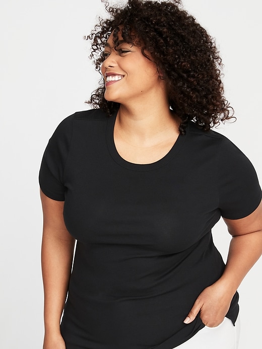 Image number 1 showing, Slim-Fit Plus-Size Crew-Neck Tee