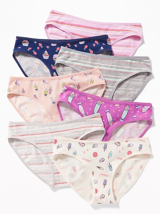 View large product image 1 of 1. Bikini Underwear 7-Pack for Girls