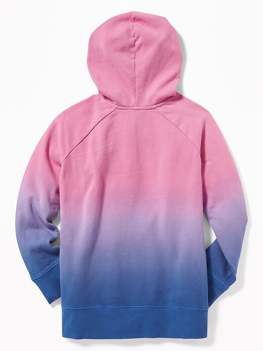 View large product image 2 of 2. Dip-Dye Pullover Hoodie for Girls
