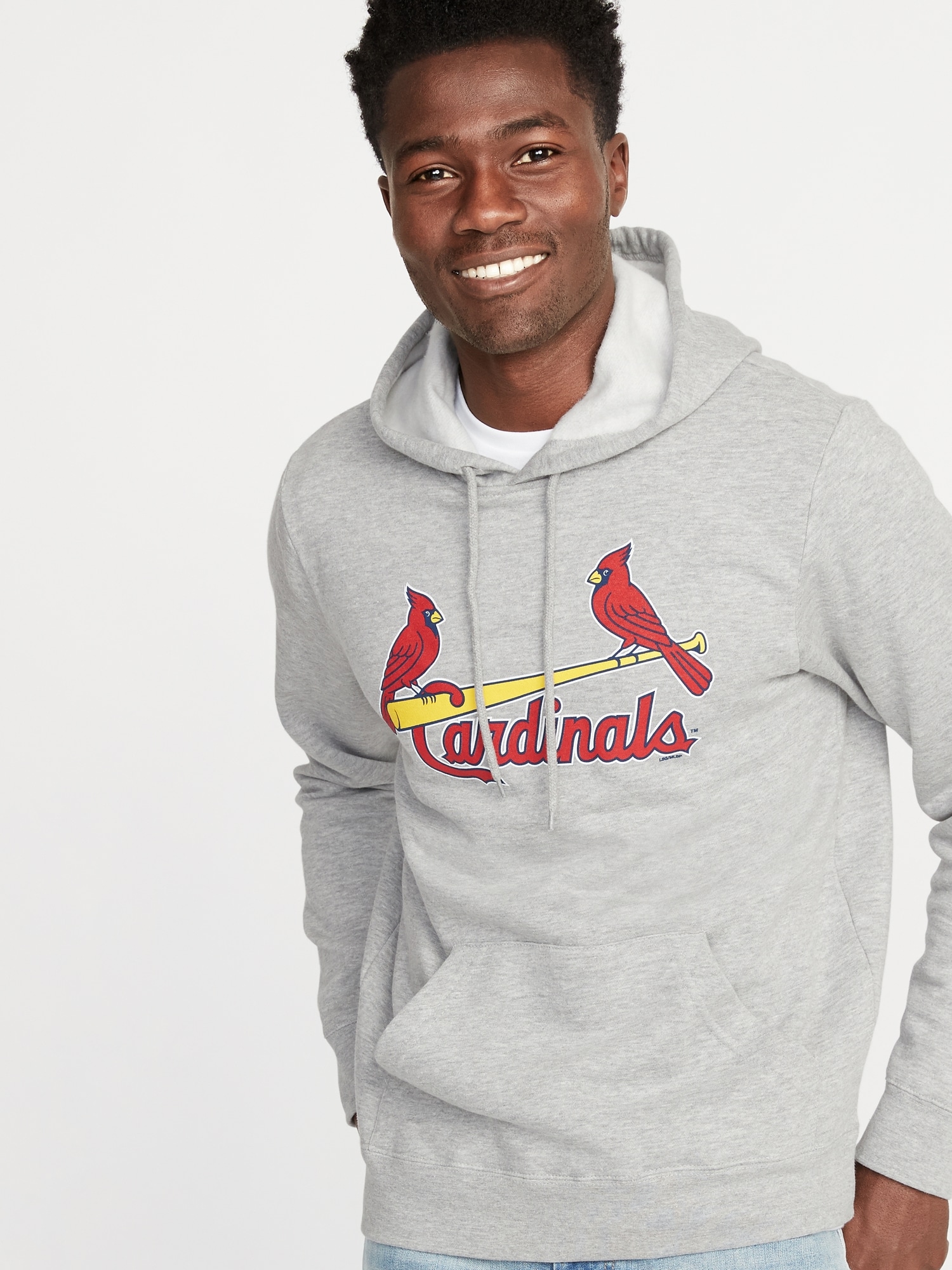 MLB St. Louis Cardinals Boys' Poly Hooded Sweatshirt - XS