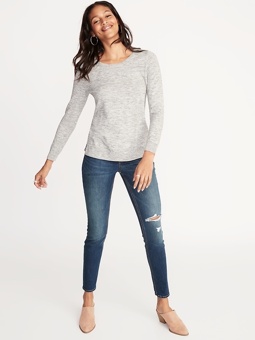 Image number 3 showing, Crew-Neck Sweater for Women