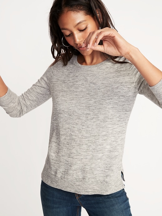 Image number 4 showing, Crew-Neck Sweater for Women