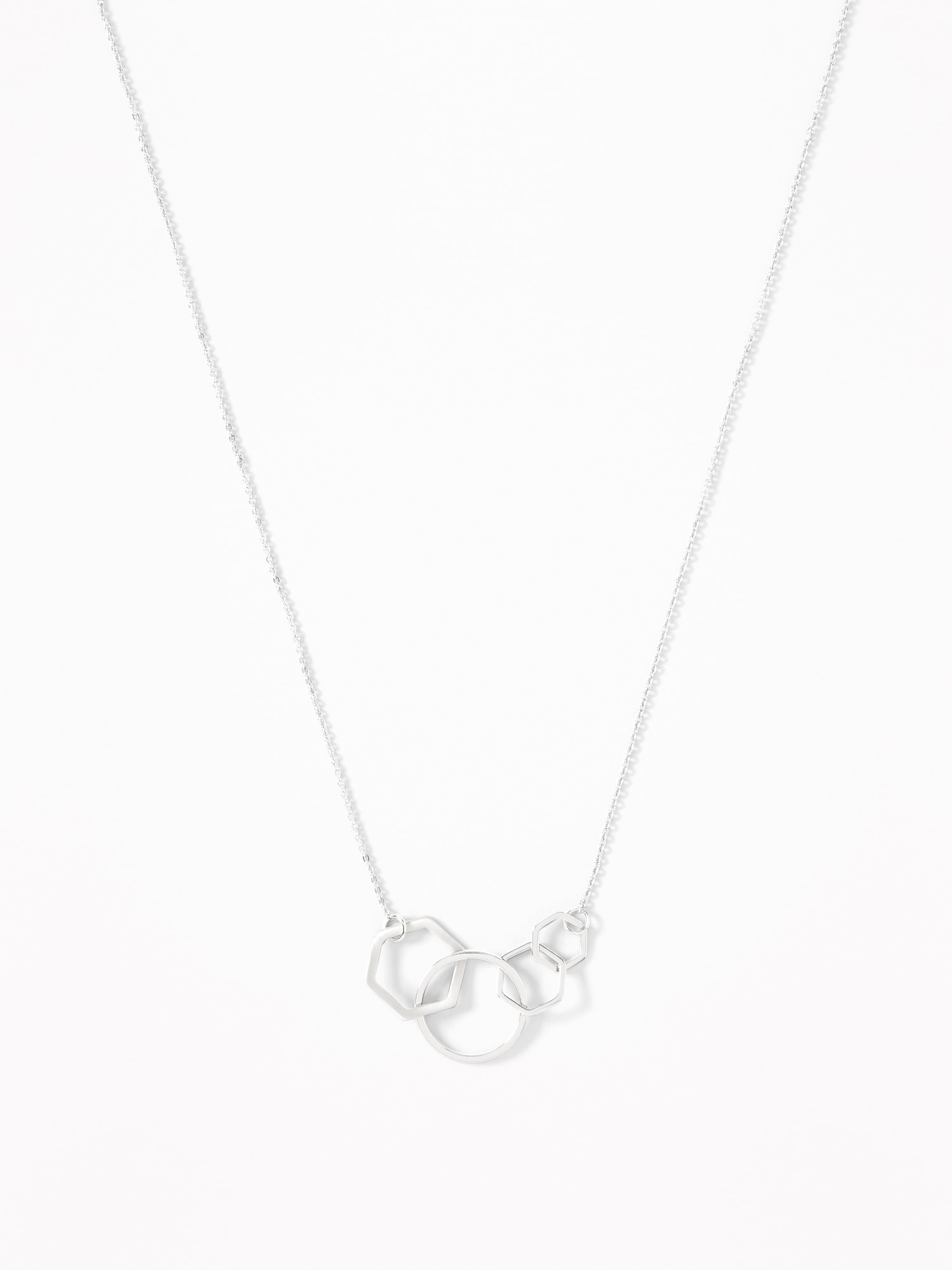 Interlocking Geometric Pendant Necklace For Women | Old Navy