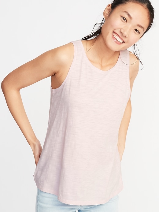 View large product image 1 of 1. EveryWear Slub-Knit Tank for Women