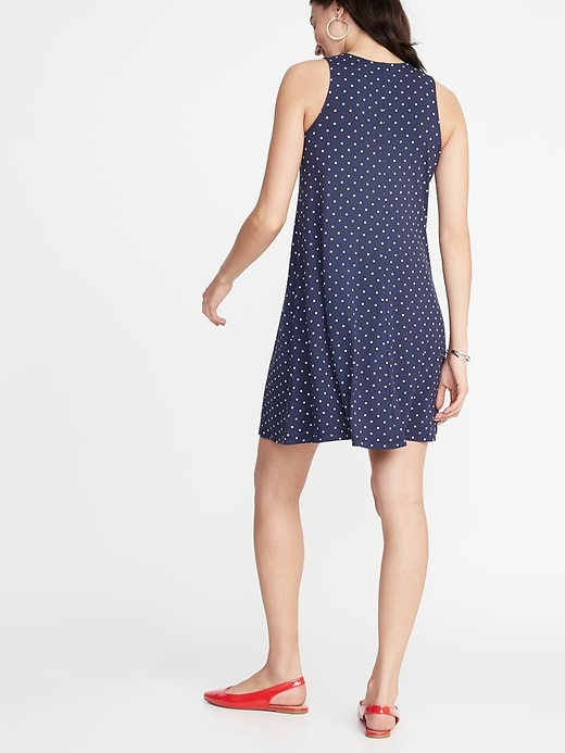 Image number 2 showing, Sleeveless Jersey Swing Dress for Women