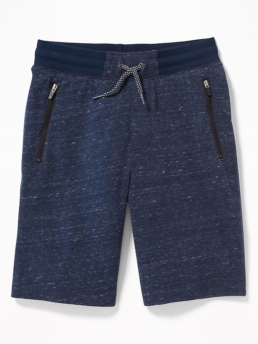 View large product image 1 of 1. Zip-Pocket Jogger Shorts For Boys