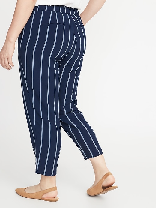 View large product image 2 of 3. Mid-Rise Secret-Slim Pockets Plus-Size Pull-On Pants