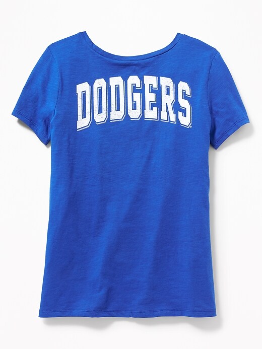 View large product image 2 of 2. MLB&#174 Team Front & Back Graphic V-Neck Tee for Women