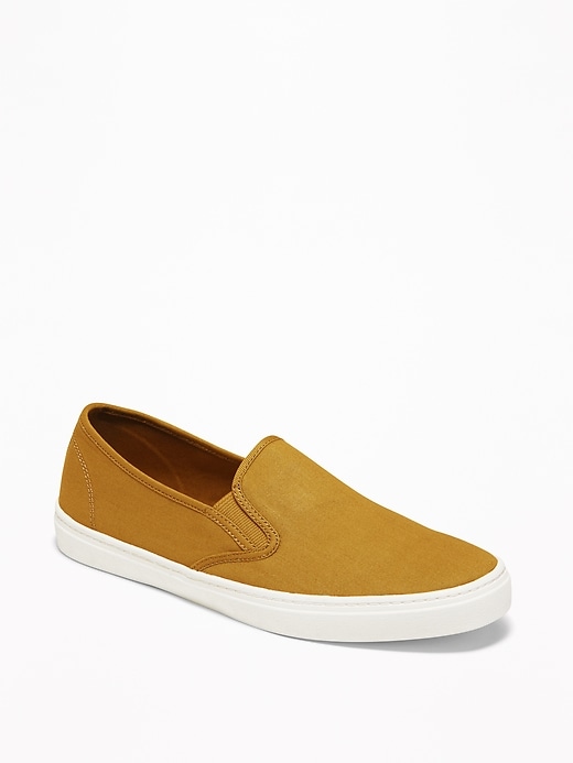 View large product image 1 of 1. Canvas Slip-On Sneakers for Women
