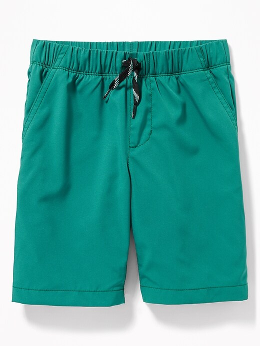 View large product image 1 of 1. Dry-Quick Built-In Flex Jogger Shorts For Boys