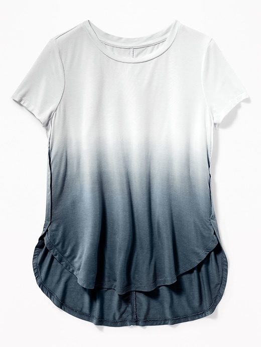 View large product image 1 of 1. Jersey Tulip-Hem Tunic Tee for Girls