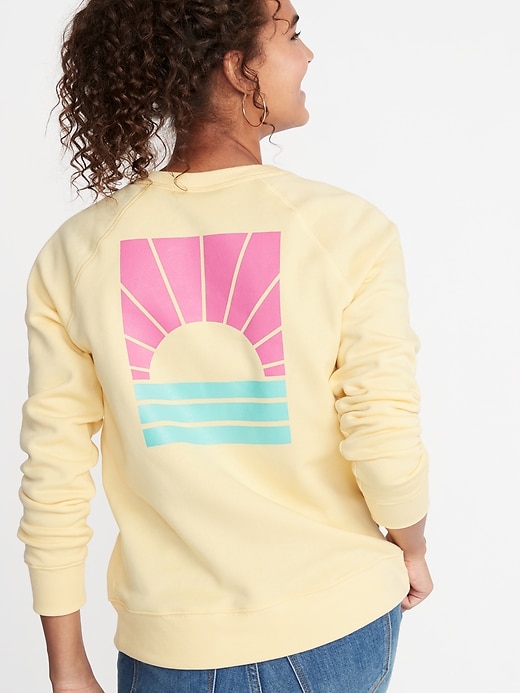 Old navy radiate positivity clearance sweatshirt