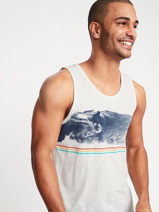 Image number 1 showing, Graphic Soft-Washed Tank