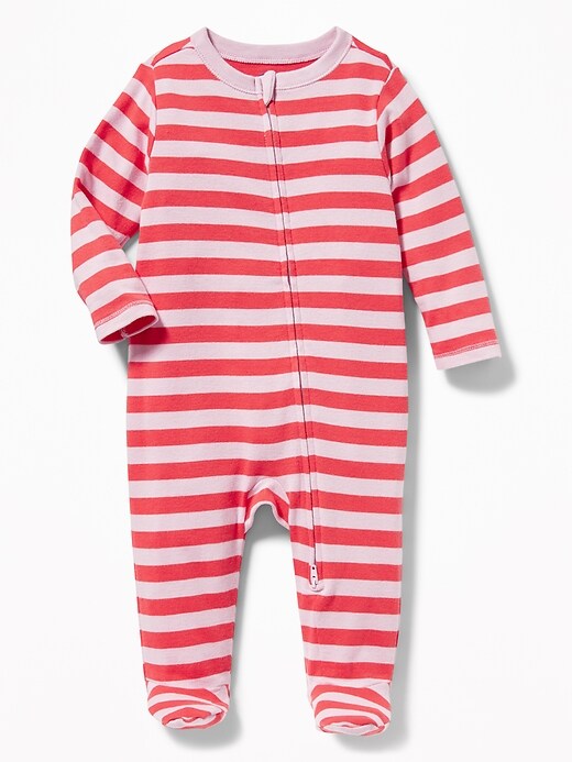 View large product image 2 of 2. Printed Footed One-Piece for Baby