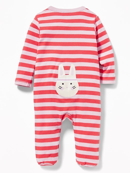 View large product image 1 of 2. Printed Footed One-Piece for Baby