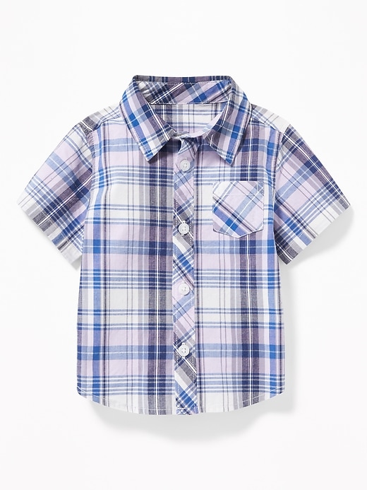 View large product image 1 of 1. Patterned Poplin Shirts for Baby